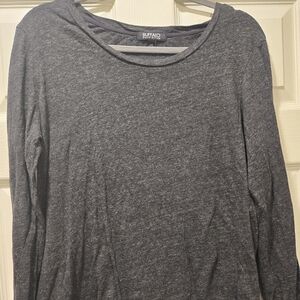 Womens Gray/Black Long Sleeve